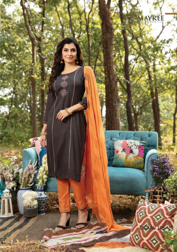 Mayree Ogaan Designer Rayon Festive Wear Readymade Salwar 